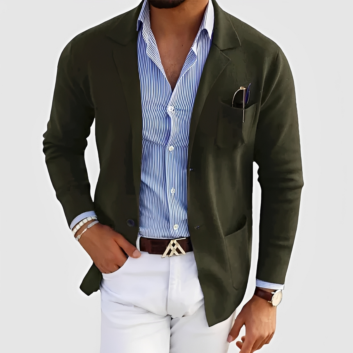 Olivier - Veste solide et décontractée
