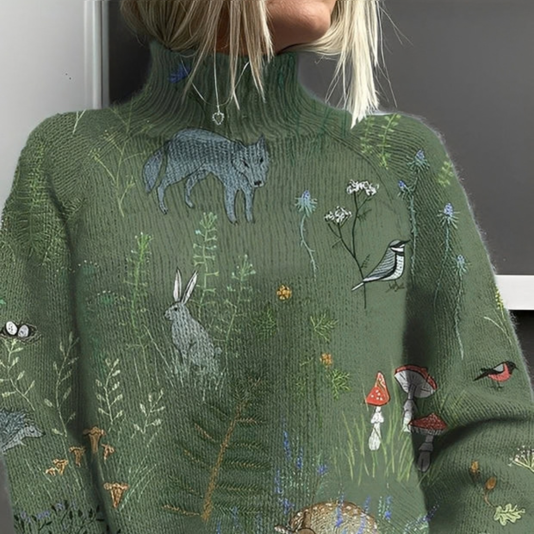 Amy - Pull à col roulé élégant et stylé