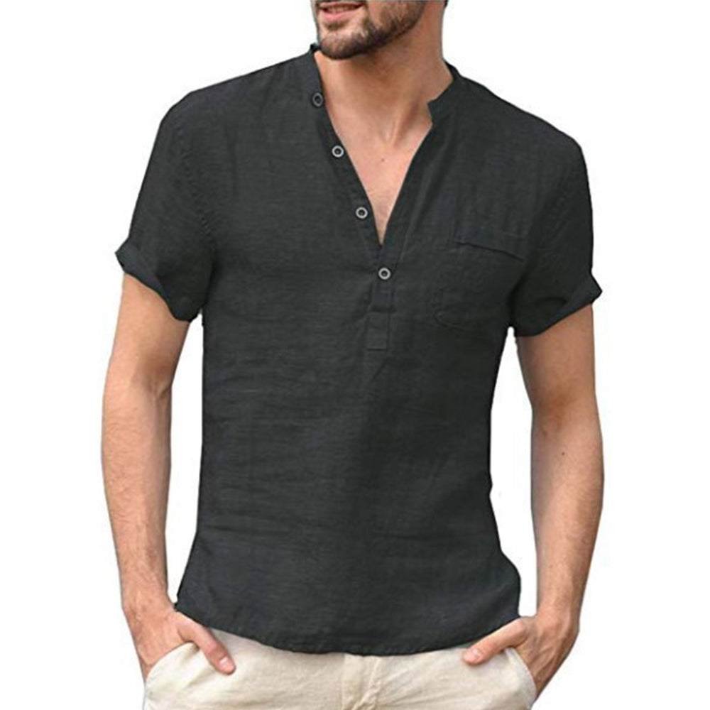 Korbin - Chemise à manches courtes légère pour hommes