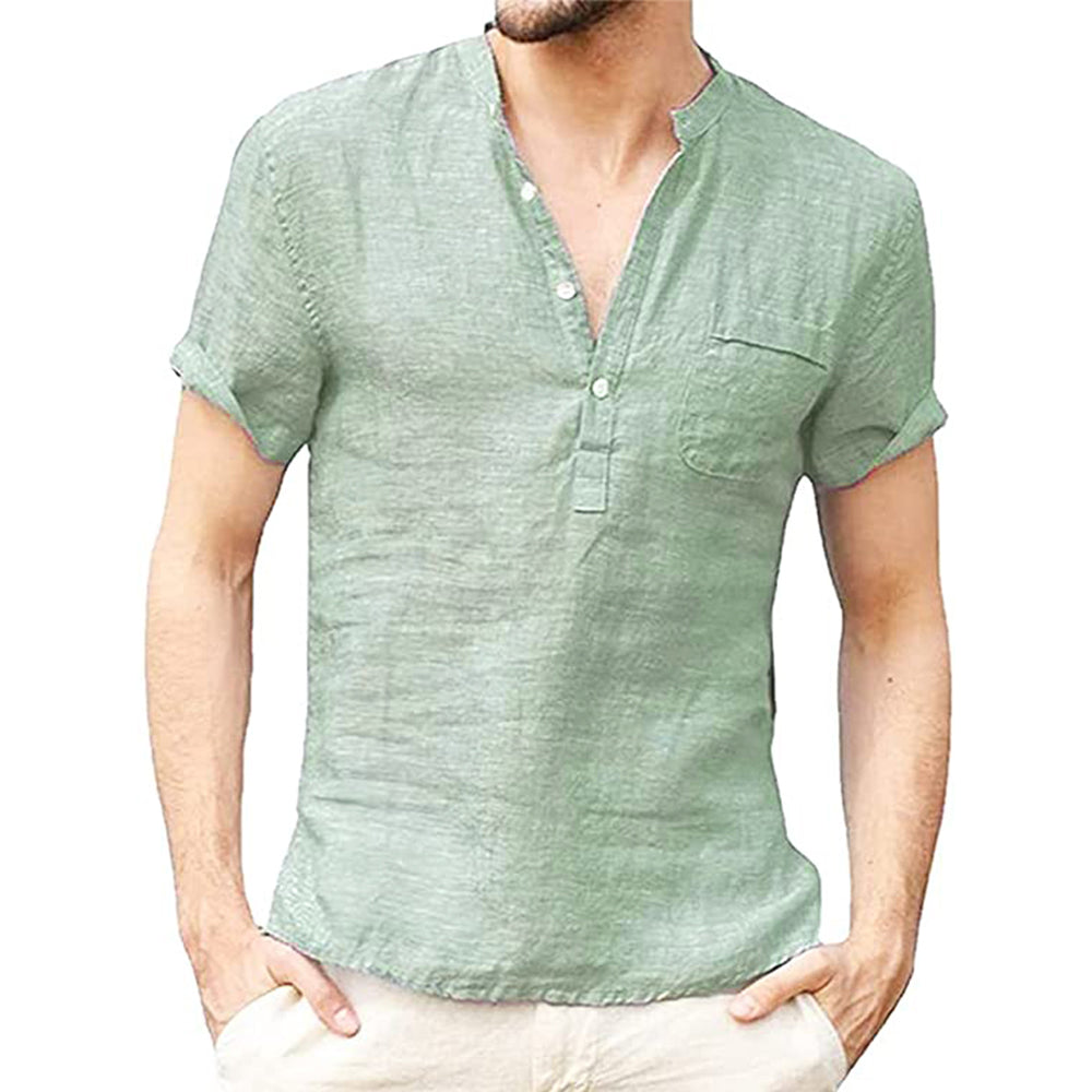 Korbin - Chemise à manches courtes légère pour hommes