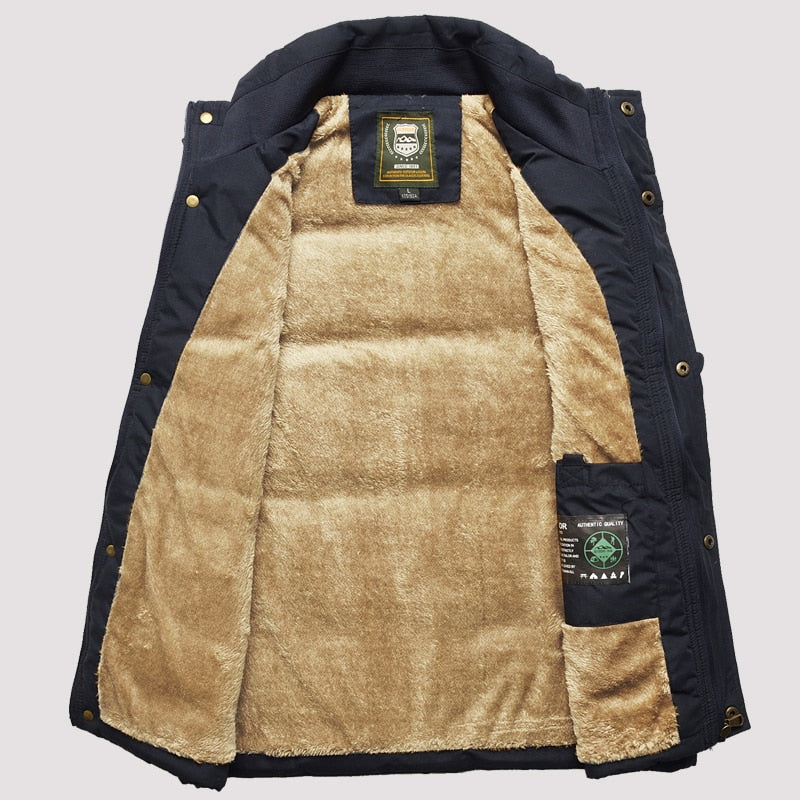 Bodywarmer homme sans manches doublé à col haut et poches