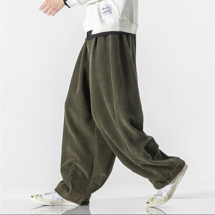 Jogging homme coupe décontractée avec cordon à la taille et poches