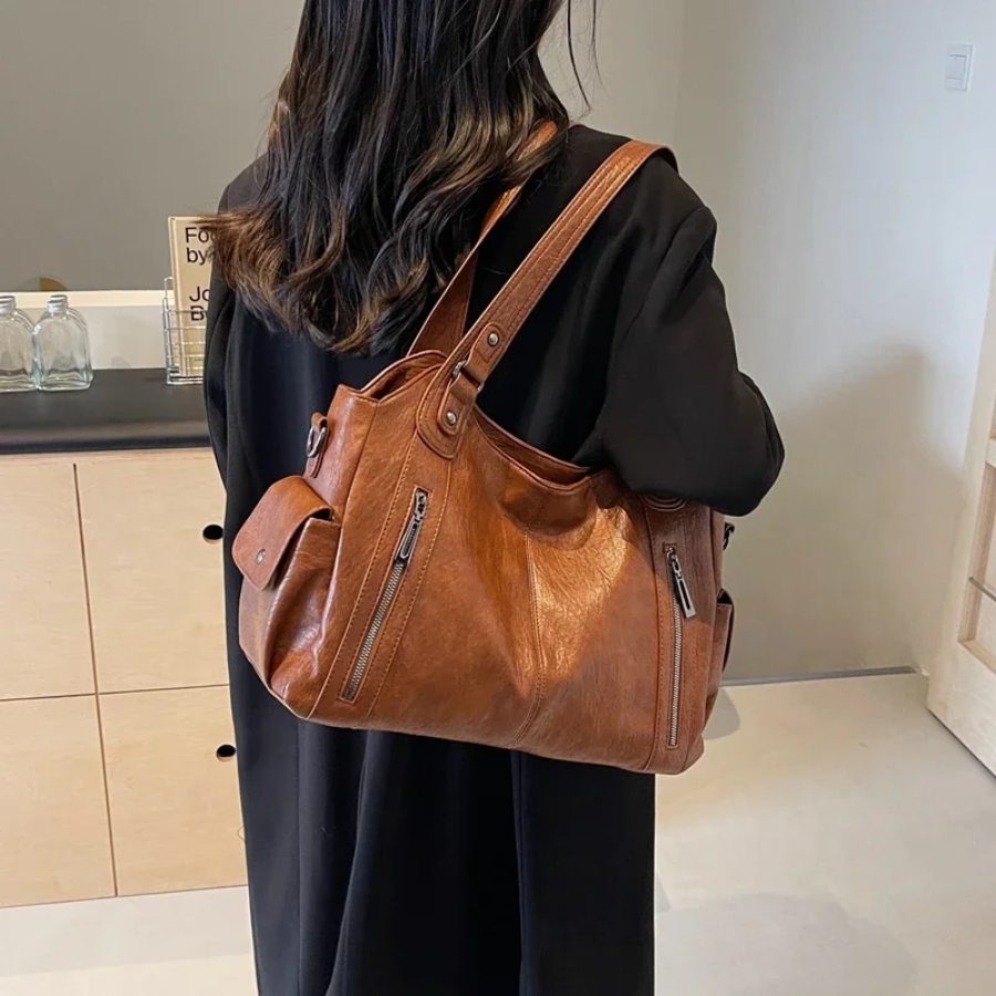 Sac bandoulière pour femmes - Design élégant, multiples poches, utilisation polyvalente