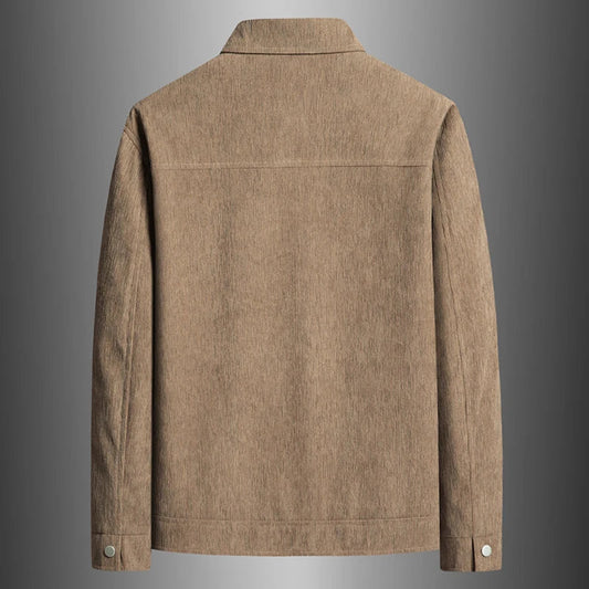 Veste homme légère à boutons avec poches poitrine et col revers