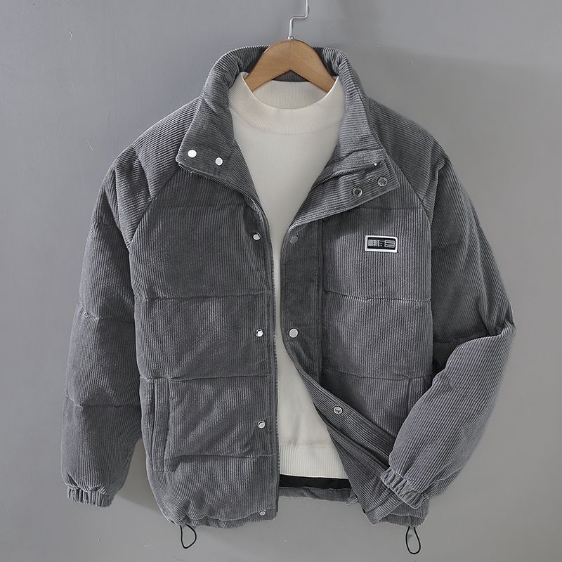 Veste matelassée pour homme coupe oversize fermeture à boutons