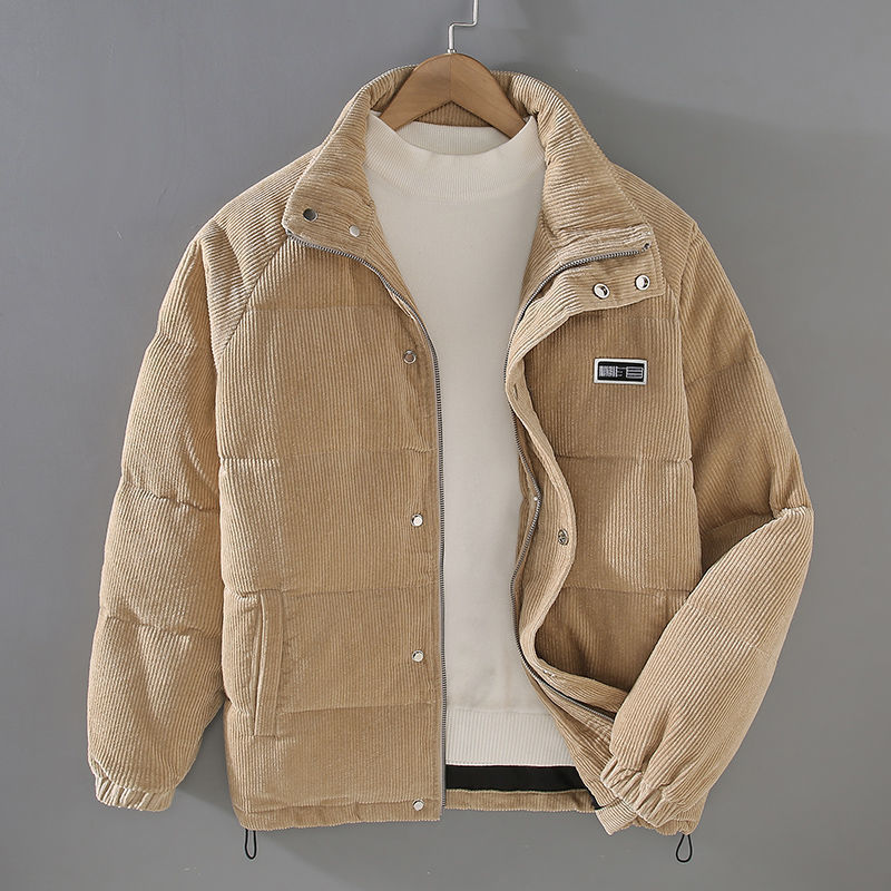 Veste matelassée pour homme coupe oversize fermeture à boutons