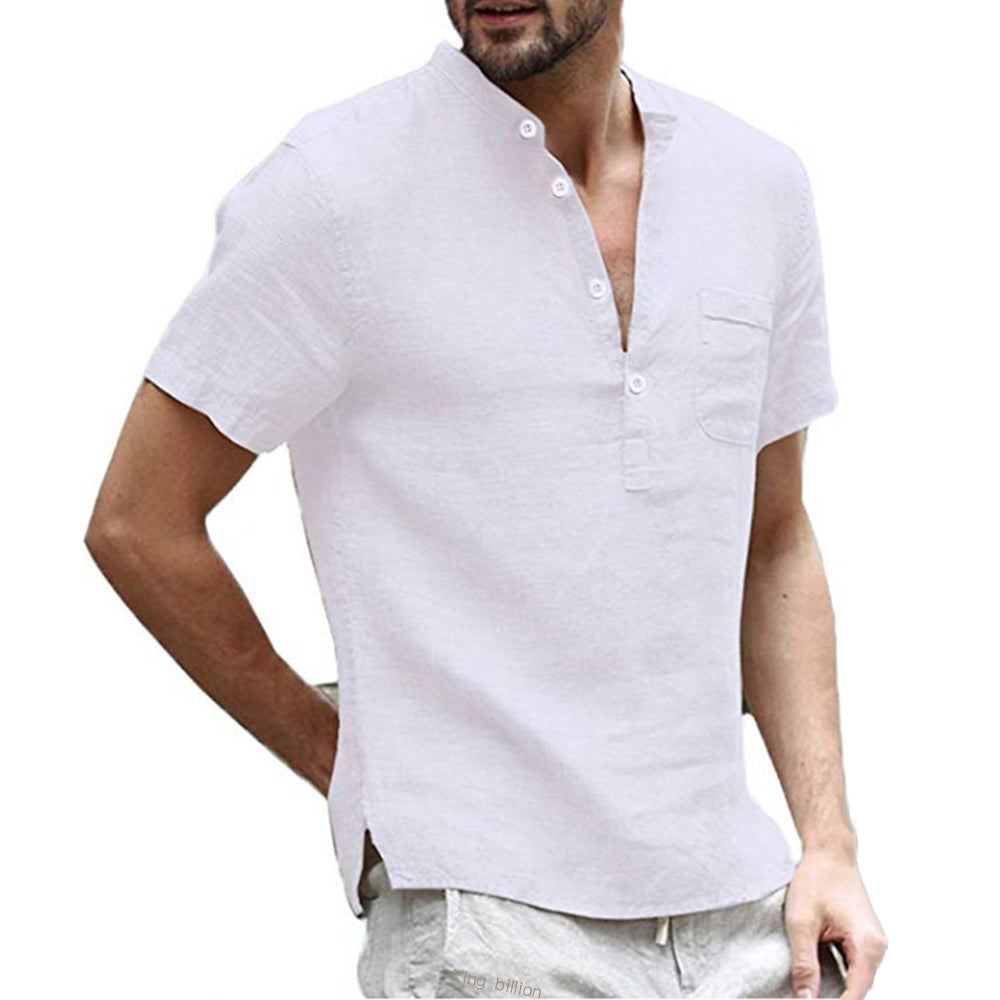 Korbin - Chemise à manches courtes légère pour hommes