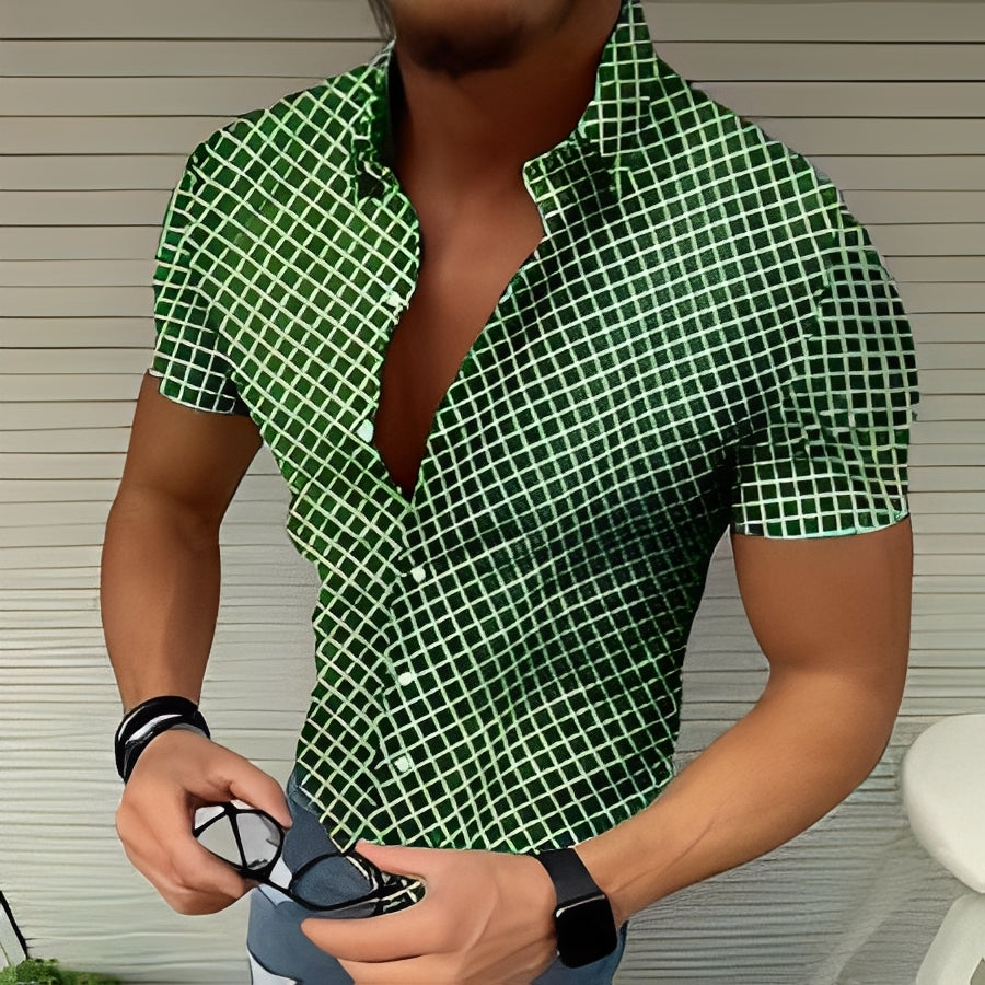 Raldy - Chemise homme manches courtes détendue