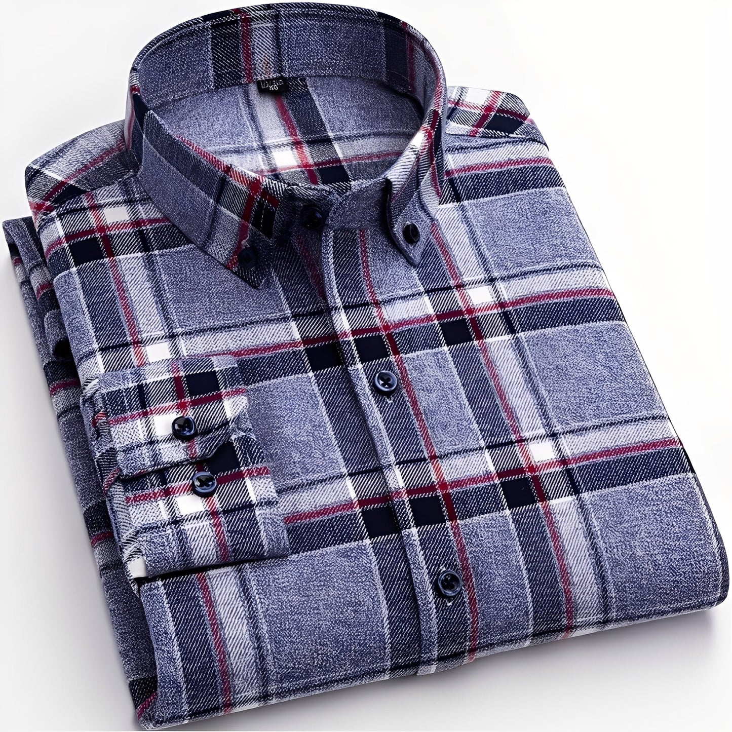 Nikolas - Chemise décontractée à carreaux pour homme