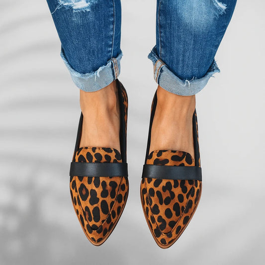 Annalise - Mocassins décontractés à bout pointu pour femmes