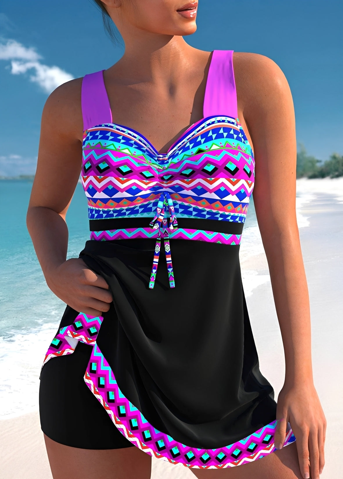 Margaret - Maillot de bain à séchage rapide avec jupe pour femmes