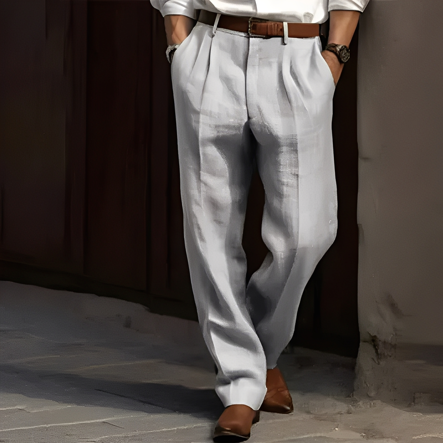 Lennart – Pantalon pour homme à coupe élégante et flexible