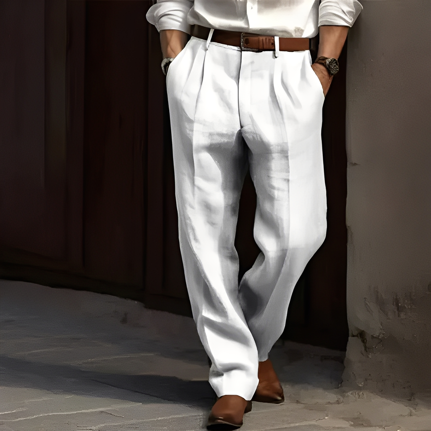 Lennart – Pantalon pour homme à coupe élégante et flexible
