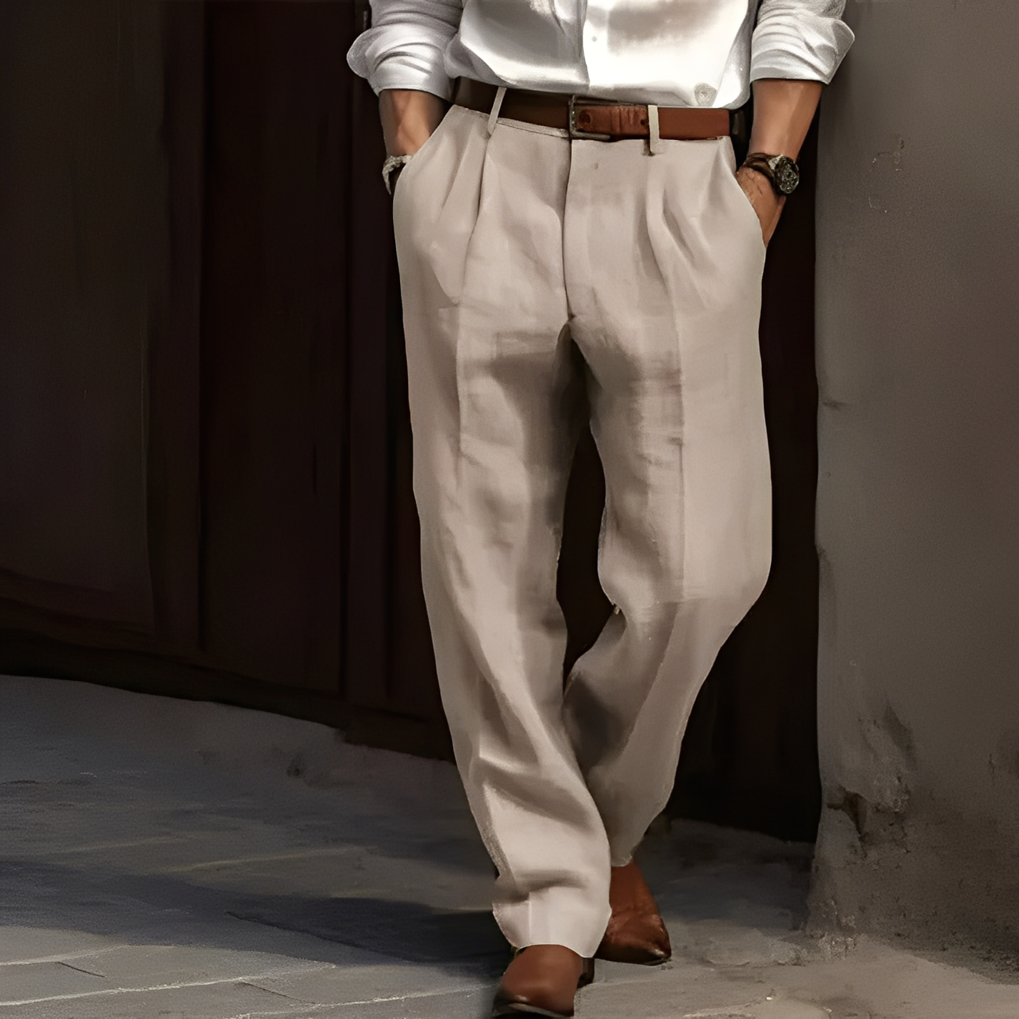 Lennart – Pantalon pour homme à coupe élégante et flexible