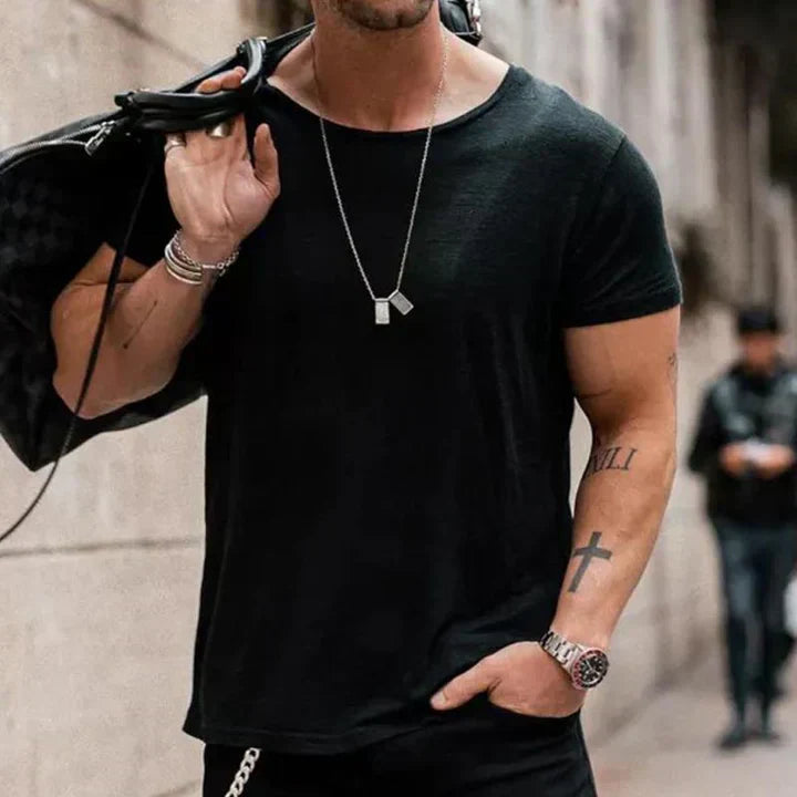 Lennon – T-shirt Décontracté du Quotidien avec Coupe Confortable