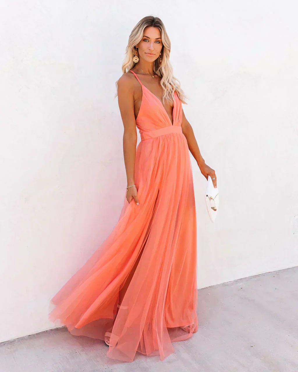 Belinda - Robe longue fluide et chic style d'été