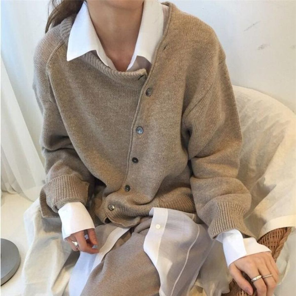 Nalani – Veste confortable avec détails de boutons pour femmes