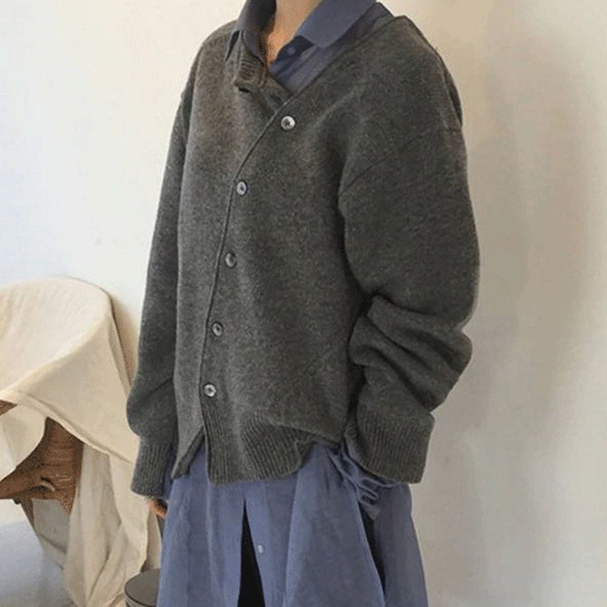 Nalani – Veste confortable avec détails de boutons pour femmes