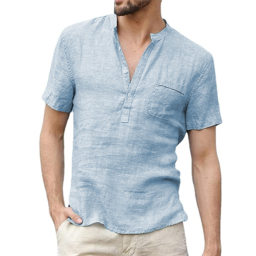 Korbin - Chemise à manches courtes légère pour hommes