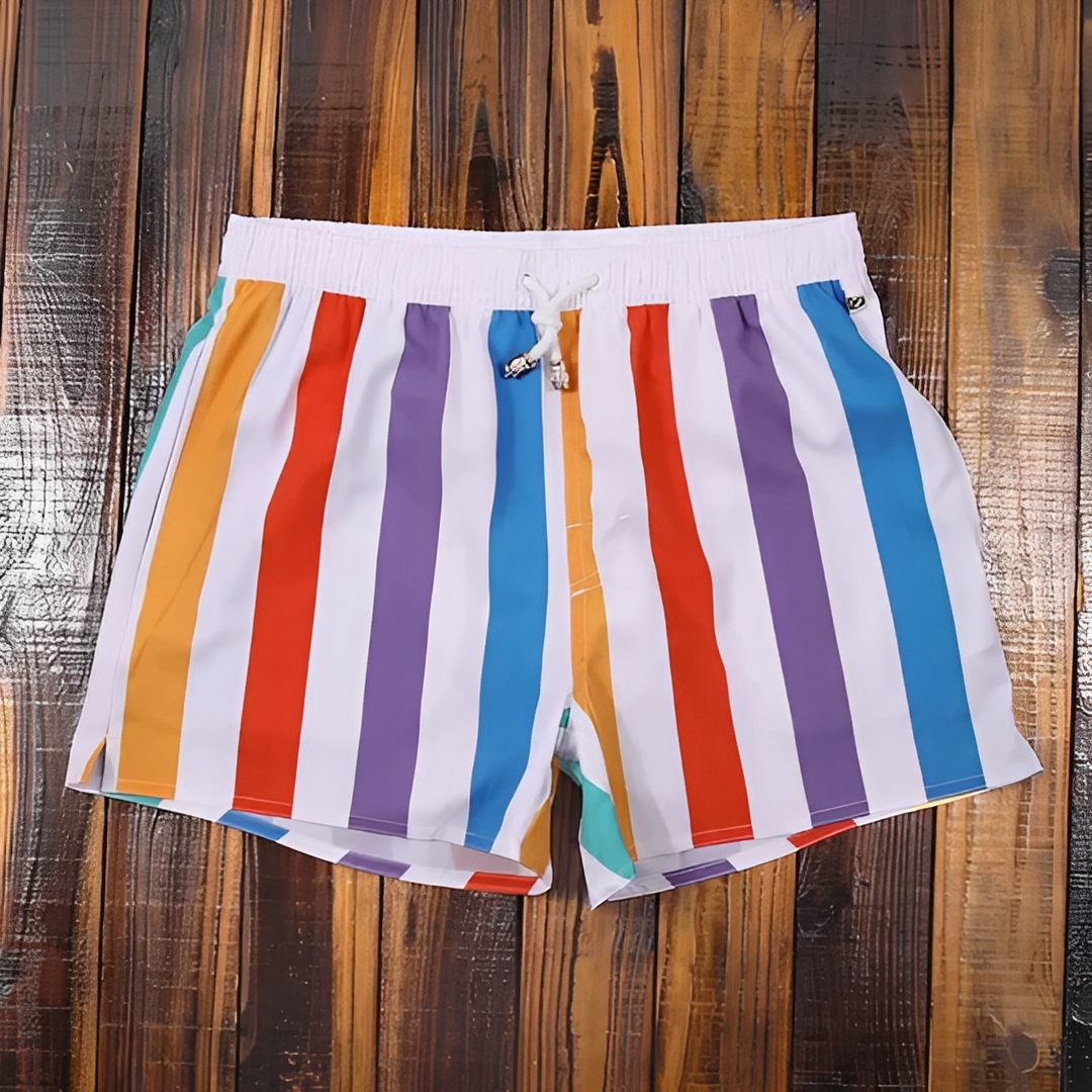 Gildar - Élégant short d'été rayé pour hommes